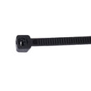 100 Pieces 200mm Network Nylon Plastic Cable Wire Zip Tie Self Locking Strap Black