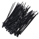 100 pieces Nylon Plastic Cable Tie Network ZIP Locking Cord Strap Wraps Wire Black