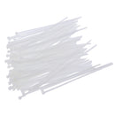 100 pieces Umbrella Push Mount Nylon Cable Ties for Household Construction White
