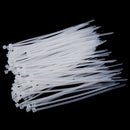 100 pieces Umbrella Push Mount Nylon Cable Ties for Household Construction White