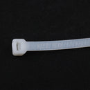 100 Pack 20'' Nylon Cable Zip Ties Heavy Duty Self Locking for Home Garage White