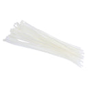 100 Pack 20'' Nylon Cable Zip Ties Heavy Duty Self Locking for Home Garage White
