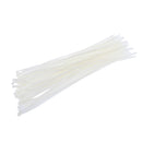 100 Pack 20'' Nylon Cable Zip Ties Heavy Duty Self Locking for Home Garage White