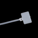 100 pieces Cable Cord Organizer Ties strap Zip for home office electronic White