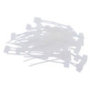 100 pieces Cable Cord Organizer Ties strap Zip for home office electronic White