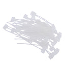 100 pieces Cable Cord Organizer Ties strap Zip for home office electronic White