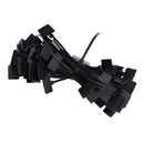 100 pieces Nylon Cable ties kit Cord Organizer Zip wire for Network Computer Black