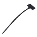 100 pieces Nylon Cable ties kit Cord Organizer Zip wire for Network Computer Black