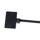 100Piece150mmx4mm Nylon Cable Zip Ties Heavy Duty Self Locking Durable Black