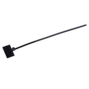 100Piece150mmx4mm Nylon Cable Zip Ties Heavy Duty Self Locking Durable Black