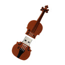 Mini Guitar Shape USB Flash Memory Stick Drive Storage U Disk for Tablet PC Desktop Notebook Brown 64G