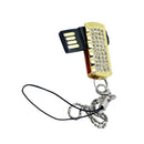 64GB USB 2.0 Swivel Flash Memory Stick Pen Drive Storage Thumb U Disk Gold