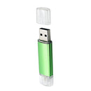 64GB OTG Dual Micro USB Flash Pen Drive Memory Stick U Disk for Smartphone PC Green