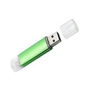 64GB OTG Dual Micro USB Flash Pen Drive Memory Stick U Disk for Smartphone PC Green