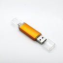 4GB OTG Dual Micro USB Flash Pen Drive Memory Stick U Disk for Smartphone PC Gold