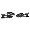 2 in 1 0.6X Wide Angle + 15X Macro Lens for iPhone 5S 6S 7 Samsung Galaxy S6 S5 Black+Silver