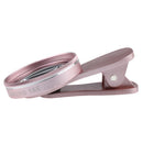 2 in 1 No Distortion 0.6X HD Wide Angle + 15x Macro Multi-Layer Coating Lens for Mobile Phone Rose Gold