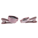 2 in 1 No Distortion 0.6X HD Wide Angle + 15x Macro Multi-Layer Coating Lens for Mobile Phone Rose Gold
