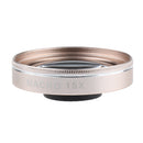 2 in 1 No Distortion 0.6X HD Wide Angle + 15x Macro Multi-Layer Coating Lens for Mobile Phone Gold