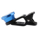 3in1 Magnetic 180Â° Fisheye Lens+0.65X Wide Angle+Macro Camera Lens for Phone Blue