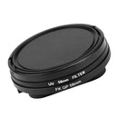 58mm UV Filter w/ Lens Cover + Adapter Ring fo Gopro Hero 5 Waterproof Case