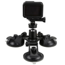Tri-cup Suction Mount w/Ball Head Car Window Mount for GoPro Hero 5 / 4/3+/3