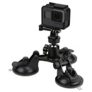 Tri-cup Suction Mount w/Ball Head Car Window Mount for GoPro Hero 5 / 4/3+/3