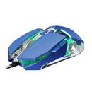 Adjustable 3200DPI Breathing LED Light Programming Gamer Mouse for PC Laptop Blue