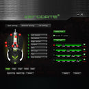 Adjustable 3200DPI Breathing LED Light Programming Gamer Mouse for PC Laptop Blue