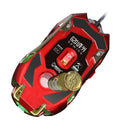 Wired Gaming Mouse 1200 / 1600 / 2400 / 3200DPI with LED USB for PC Laptop Red