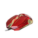 Wired Gaming Mouse 1200 / 1600 / 2400 / 3200DPI with LED USB for PC Laptop Red