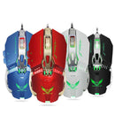 Wired Gaming Mouse 1200 / 1600 / 2400 / 3200DPI with LED USB for PC Laptop Red
