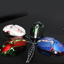 Adjustable 3200DPI Breathing LED Light Programming Gamer Mouse for PC Laptop White