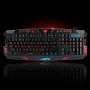 USB Keyboard Colorful LED Illuminated Backlit Wired Gaming Keyboard for PC