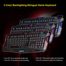 USB Keyboard Colorful LED Illuminated Backlit Wired Gaming Keyboard for PC