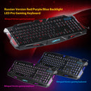 USB Keyboard Colorful LED Illuminated Backlit Wired Gaming Keyboard for PC