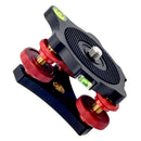 Leveler High Precision Leveling Base with 3/8" Screw Regulator Tripod Head