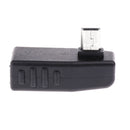 Left 90d Angled Micro USB B Male to USB a Female Host OTG Adapters for Phone