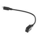 Extension Data Cable Micro USB Male to Female Straight Cable 218mm