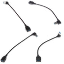 Up 90 Degree USB 3.0 Male to Female Adapter Converter Extension Cable 24cm