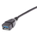 USB 3.0 Extension Cable Cord Male to Female Cable Charging Left 90 Degree 9inch