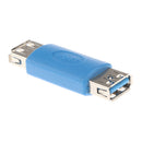 Mini USB 3.0 Type A Female To Female Connector Cable Extender Plug Adapter