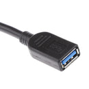 USB 3.0 Extension Cable Male to Female Data Sync for VGA Interface 0.3Meter Black