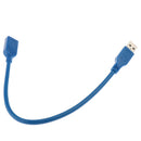 USB 3.0 A Male Plug to Female Socket Super Fast Extension Cable Cord for PC 0.3Meter
