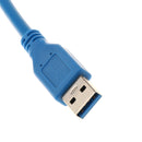USB 3.0 A Male Plug to Female Socket Super Fast Extension Cable Cord for PC 0.3Meter