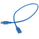 USB 3.0 A Male Plug to Female Socket Super Fast Extension Cable Cord for VGA Interface 0.5Meter