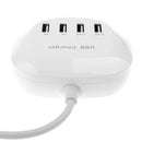 Portable 4 Ports USB Charger Adapter Fast Charging Power Supply EU Plug