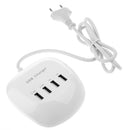 Portable 4 Ports USB Charger Adapter Fast Charging Power Supply EU Plug