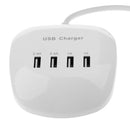 Portable 4 Ports USB Charger Adapter Fast Charging Power Supply EU Plug