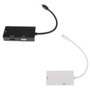 3In1 DP Male to VGA DVI HDMI Female Converter Adapter Cable For MacBook Black